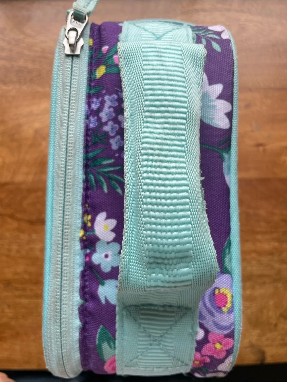Pottery Barn Kids Girls Floral Lunch Bag with E Monogram Girls Flower Lunch Box